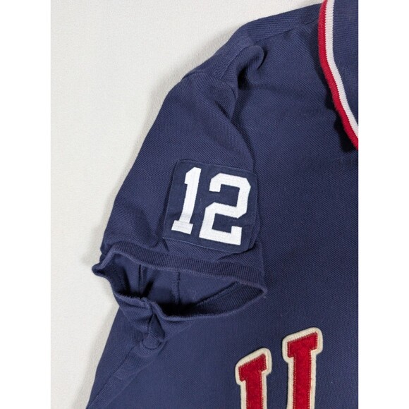 Ralph Lauren 2012 Olympic Team USA Embroidered Blue Polo Shirt Womens Large XL - Picture 7 of 9